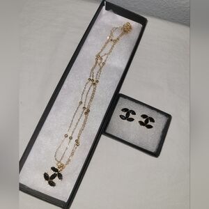 Chanel Style Logo Jewelry